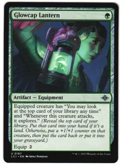 Glowcap Lantern 187 U The Lost Caverns of Ixalan NM MTG - Image 1