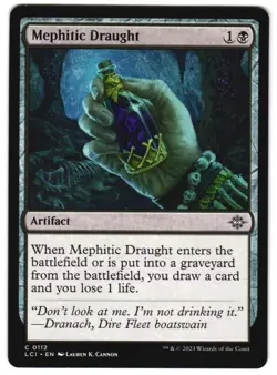 Mephitic Draught 112 C The Lost Caverns of Ixalan NM MTG - Image 1
