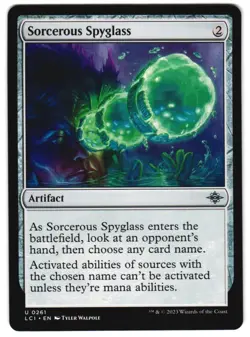 Sorcerous Spyglass 261 U The Lost Caverns of Ixalan NM MTG - Image 1