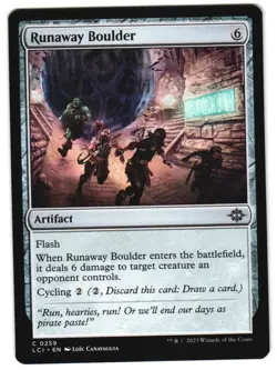 Runaway Boulder 259 C The Lost Caverns of Ixalan NM MTG - Image 1
