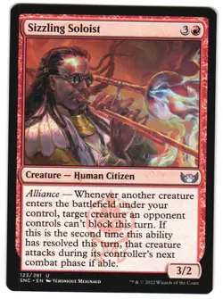 Sizzling Soloist 123 U Streets of New Capenna NM MTG - Image 1