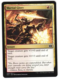 Martial Glory 249 C Double Masters 2022 NM MTG - Image 1