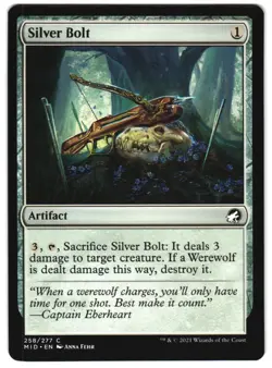 Silver Bolt 258 C Innistrad: Midnight Hunt NM MTG - Image 1