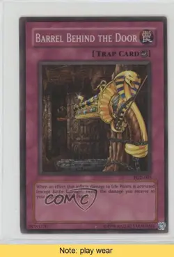 Barrel Behind the Door YuGiOh Pharaonic Guardian #PGD-095 2003 READ u3f - Image 1