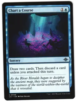 Chart a Course 48 U The Lost Caverns of Ixalan NM MTG - Image 1