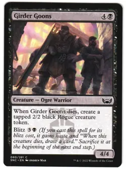 Girder Goons 80 C Streets of New Capenna NM MTG - Image 1