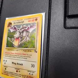 Pokemon TCG Aerodactyl 1/62 Holo Unlimited Fossil LP Great Condition - Image 4