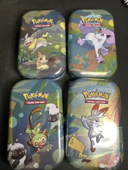 Pokemon Galar Pals Mini Tins LOT OF 4 Sealed NEW - Image 1