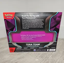 Pokemon - Tera Team Premium Collection Box - 9 Booster Packs TCG - New - Image 2