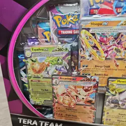 Pokemon - Tera Team Premium Collection Box - 9 Booster Packs TCG - New - Image 4