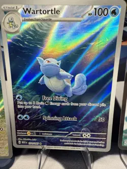 Pokemon 151 Blastoise Wartortle Squirtle SIR Set English Lot - Image 5