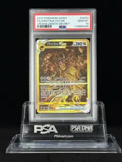 PSA 10 GEM MINT Giratina VStar Crown Zenith Gold Full Art Pokemon GG69/GG70 - Image 2