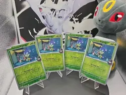 X4 Playset - Blipbug 010/182 Sv04: Paradox Rift Reverse Holo - Pokemon - Image 1