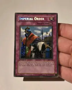 Yugioh Imperial Order PSV-104 Secret Rare 1st Edition MP - Image 4