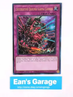 YuGiOh Destructive Daruma Karma Cannon 1st Edition RA04-EN103 Ultra Rare - MN - Image 1