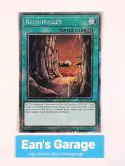 YuGiOh Necrovalley 1st Edition RA04-EN122 Platinum Secret Rare - MN - Image 1