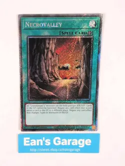 YuGiOh Necrovalley 1st Edition RA04-EN122 Platinum Secret Rare - MN - Image 2
