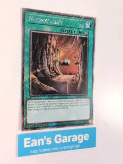 YuGiOh Necrovalley 1st Edition RA04-EN122 Platinum Secret Rare - MN - Image 3