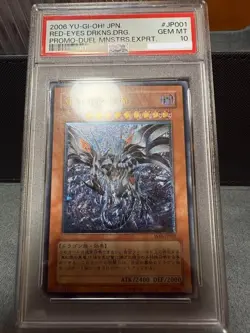 PSA 10 Red-Eyes Darkness Dragon Ultimate Rare W6S-JP001 Yugioh Japanese - Image 1