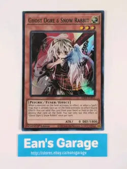 YuGiOh Ghost Ogre & Snow Rabbit 1st Edition RA04-EN015 Super Rare - MN - Image 1