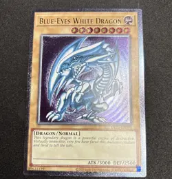 Yugioh OP28-EN001 Blue-Eyes White Dragon Ultimate Euro NM+ purple heavy video - Image 3