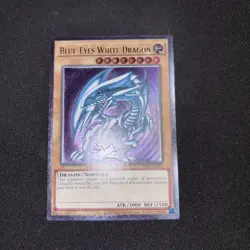 Yugioh OP28-EN001 Blue-Eyes White Dragon Ultimate Euro NM+ purple heavy video - Image 5