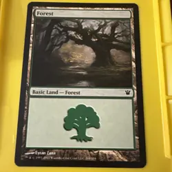 Magic The Gathering Trading card MTG Forest Basic Land 264/264 - Image 1
