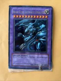 Yu-Gi-Oh Blue-Eyes Ultimate Dragon JMP-EN005 Limited Edition Secret Rare Card 🔥 - Image 1