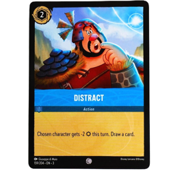 4x Distract Action Card - Common - Disney Lorcana TCG Into the Inklands #159/204 - Image 4