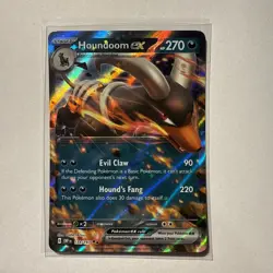 Houndoom ex 134/197 Holo Shiny Pokemon TCG Card Obsidian Flames 2023 - Image 1