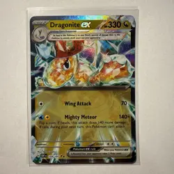 Pokemon TCG Dragonite EX Ultra Rare Tera Holo Card 159/197 Obsidian Flames - Image 1