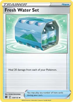 Fresh Water Set | Brilliant Stars 139/172 | Pokemon TCG Trainer Item Card - Image 1