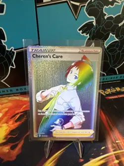 Cheren's Care 177/172 Brilliant Stars Holo Pokemon Card NM 🔥🔥 - Image 1