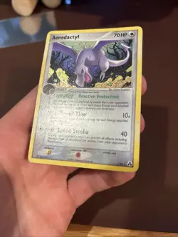 Aerodactyl 1/92 Legend Maker Holofoil Vintage Pokemon Card - Image 3