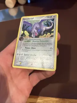Aerodactyl 1/92 Legend Maker Holofoil Vintage Pokemon Card - Image 4