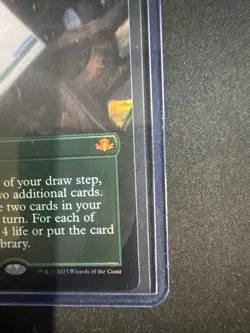 Sylvan Library (Borderless) #441 (Foil) (NM) Dominaria Remastered DMR Magic MTG - Image 4