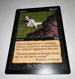 MTG * Befoul NM Unplayed Urza's Saga Regular SellbyCyn - Image 1