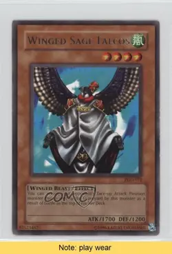 Winged Sage Falcos YuGiOh Pharaonic Guardian #PGD-072 2003 READ 2u3 - Image 1