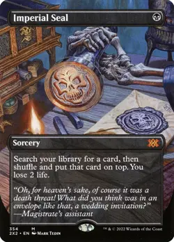 MTG Imperial Seal (Borderless) - Double Masters 2022 - Image 1