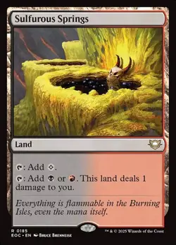 MTG Sulfurous Springs - Commander: Modern Horizons 3 - Image 1