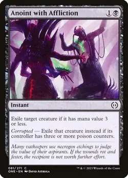 MTG Anoint with Affliction - Phyrexia: All Will Be One - Image 1