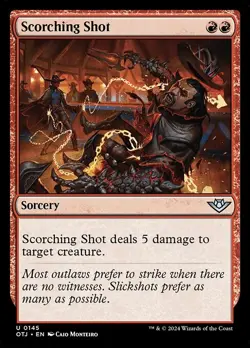 MTG Scorching Shot - Promo Pack: Outlaws of Thunder Junction - Foil - Image 1