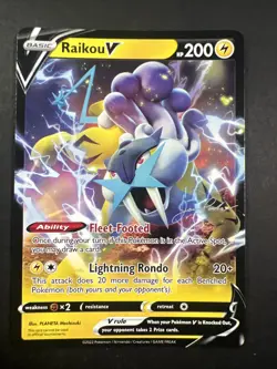 Raikou V Pokemon World Championships 2024 Jesse Parker (non Holo) - Image 1