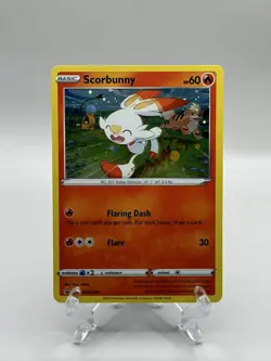 🔥Pokemon TCG-Scorbunny-SWSH244-Holo-Black Star Promo-M/NM!🔥 - Image 1