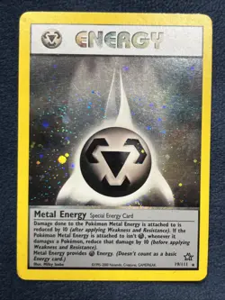 Metal Energy 19/111 Neo Genesis Holo Pokemon TCG - Image 1