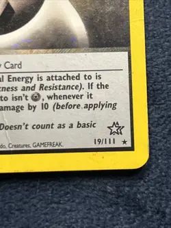 Metal Energy 19/111 Neo Genesis Holo Pokemon TCG - Image 4