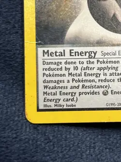 Metal Energy 19/111 Neo Genesis Holo Pokemon TCG - Image 5