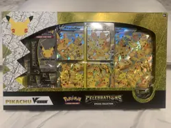 Pokemon TCG Celebrations Special Collection Pikachu V Union Box Factory Sealed 820650809156 - Image 1
