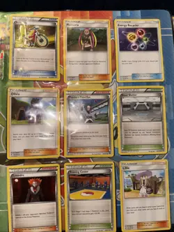 18 Basic Trainer Pokemon Cards Plus 1 Duplicate (9 Item, 6 Supporter, 3 Stadium) - Image 1