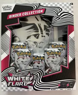 Pokemon Black Bolt White Flare Binder Poster Victini llustration Collection Set - Image 4